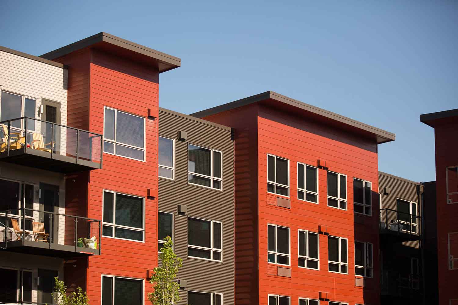 New apartment complex